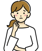 と困っている女性